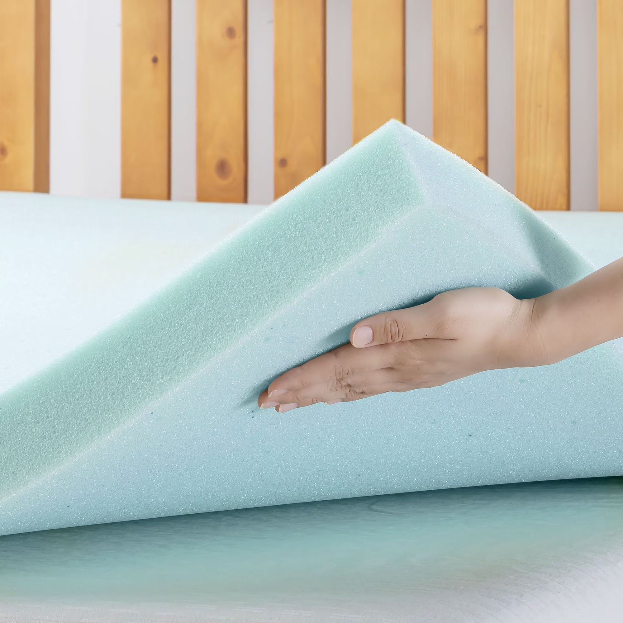 3" Cooling Gel Ventilated Memory Foam Mattress Topper, Twin-Xl