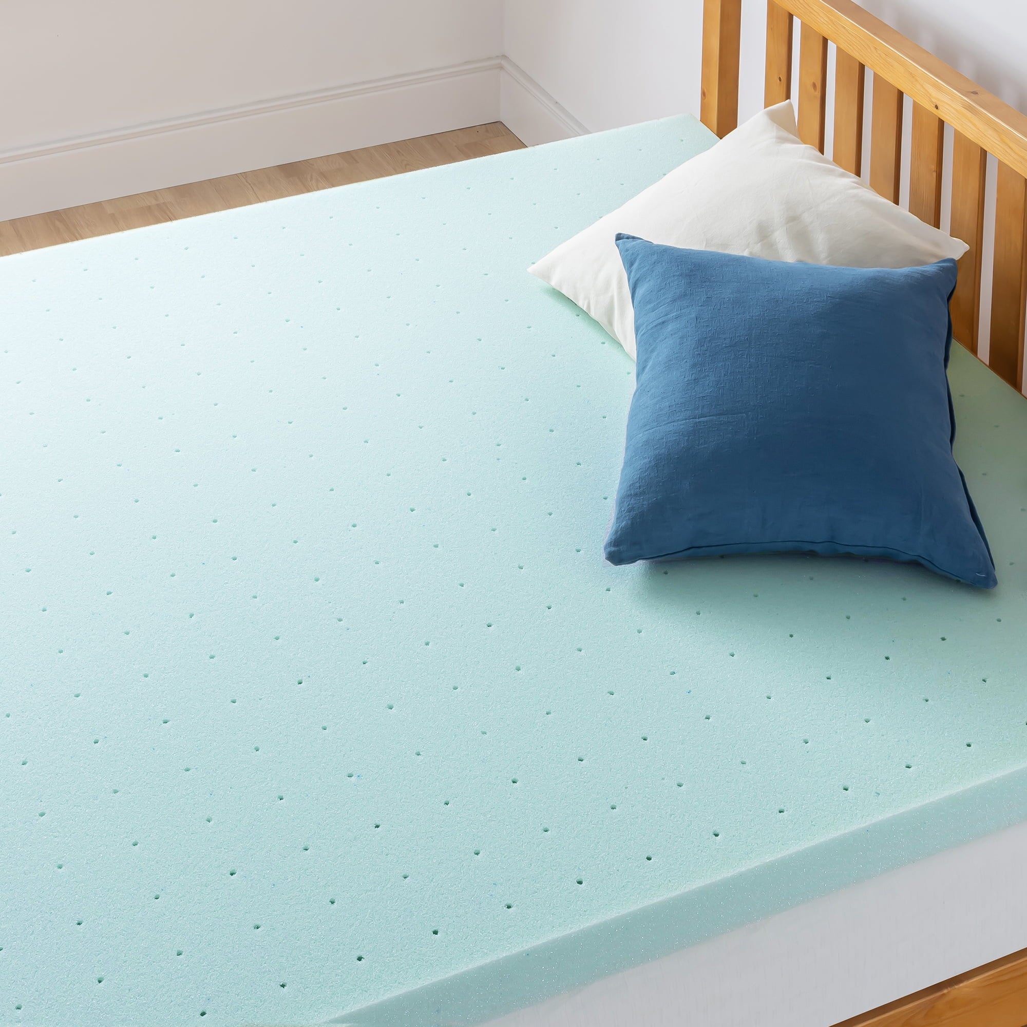 3" Cooling Gel Ventilated Memory Foam Mattress Topper, Twin-Xl